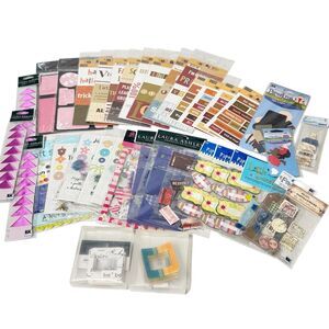 Misc Scrapbooking & Crafts Embellishments & Stickers Lot- 36 New total packages